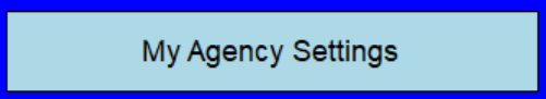 My Agency Settings